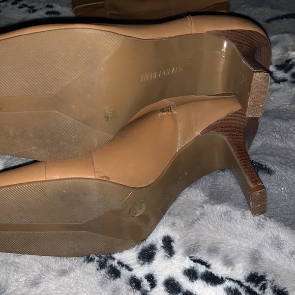 Gianni Bini Camel Leather Knee High Boots — 6 - Picture 9 of 16